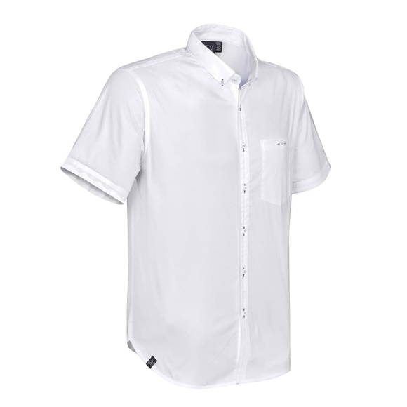 STORMTECH  - Men's White Short Sleeve Shirt - Picture 3 of 8